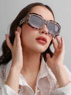 Tortoise Shell Oversized Sunglasses - Brown