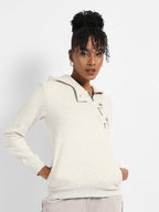 Hooded Jacket With Asymetrical Closure
