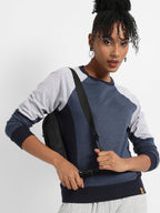 Raglan Sleeve Colourblock Sweatshirt