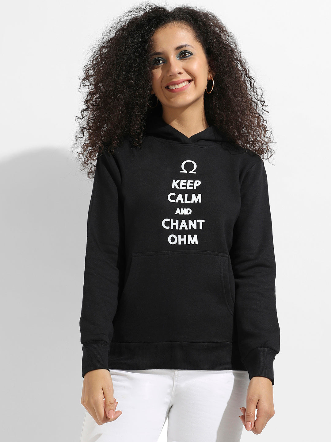 Calm Down Hoodie With Kangaroo Pockets