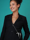 Metallic Magic: Enhancing Style With A Bodychain & Mini Purse