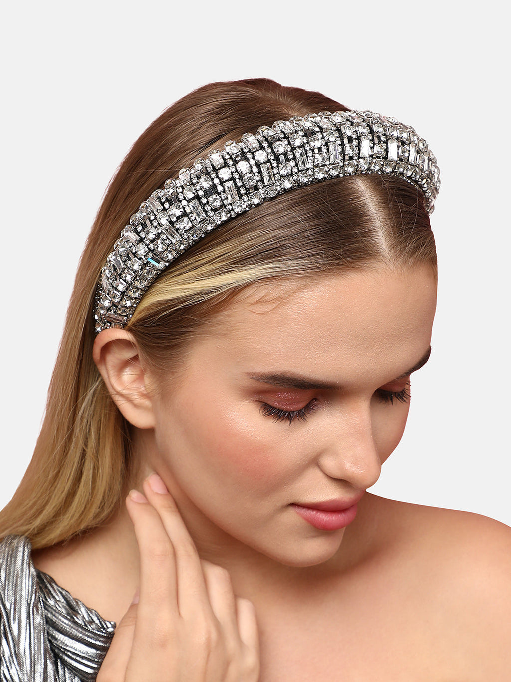 Haute Sauce Silver Color Hairband