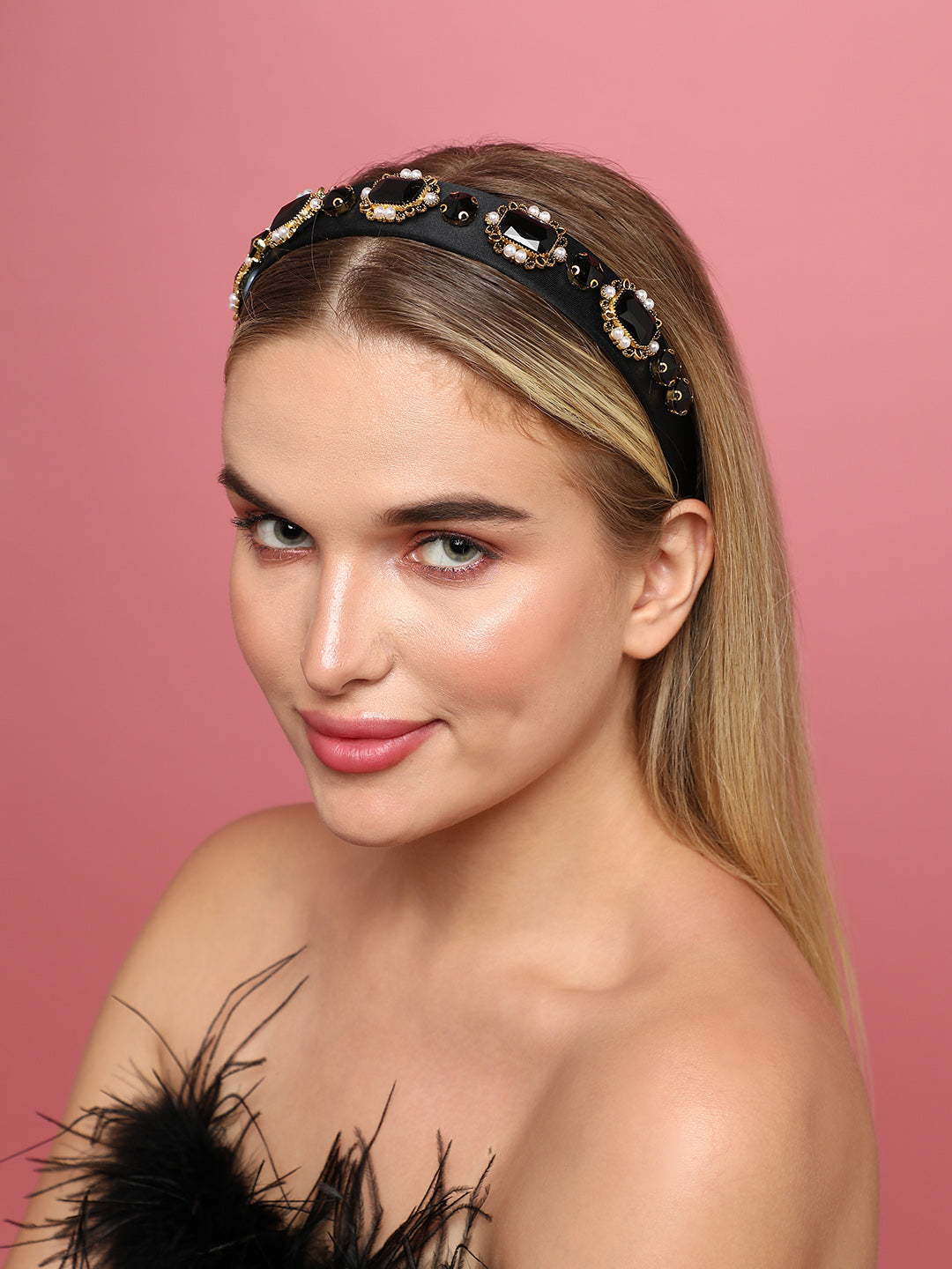 Haute Sauce Black Color Hairband