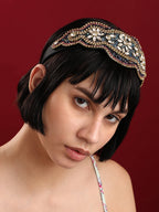 Royal Aura: The Enchanting Embellished Hairband