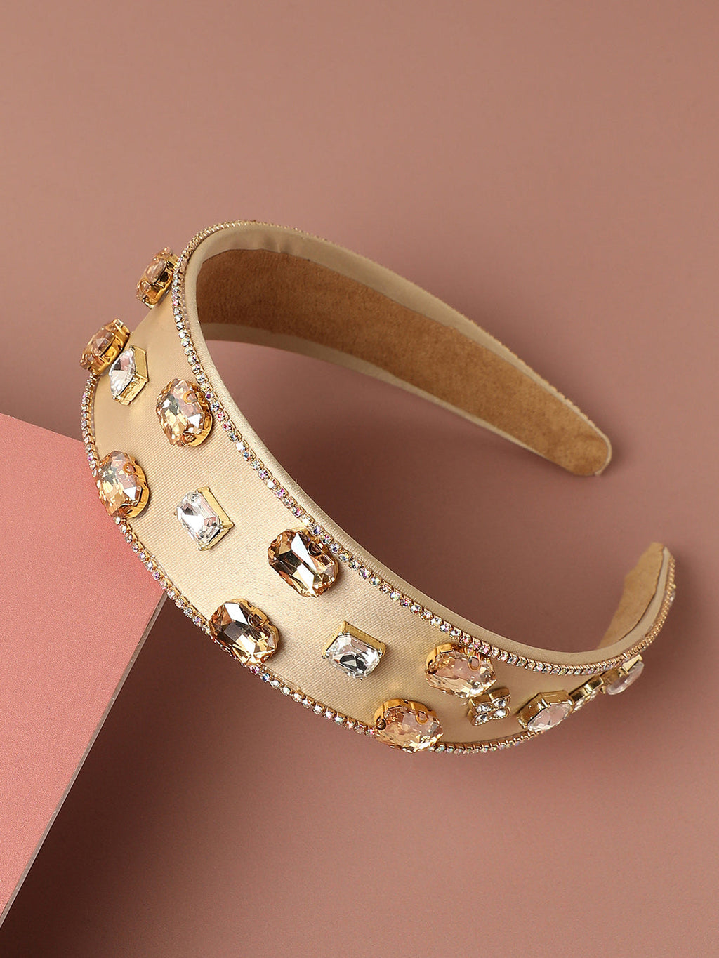 Haute Sauce Jeweled Elegance: Crown Your Look With An Embellished Hairband