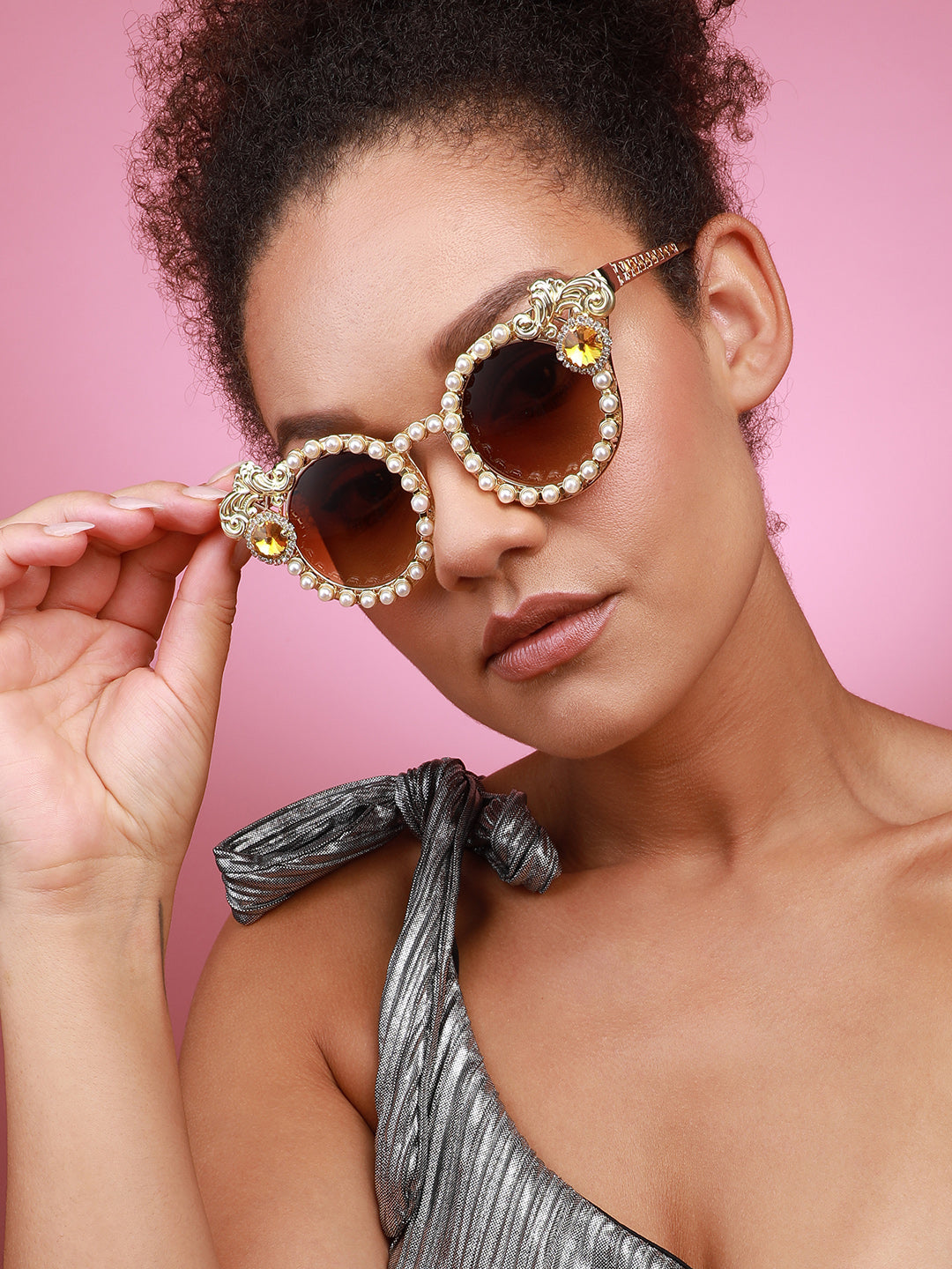 Haute Sauce Jeweled Sunglasses: Be Dazzling