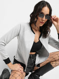 Colourblock Sweatshirt With Zip-Closure