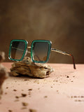 Haute Sauce Gradient Oversized Sunglasses - Multicolour