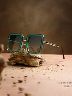Haute Sauce Gradient Oversized Sunglasses - Multicolour