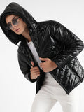 Campus Sutra Zip-Front Quilted Puffer Jacket