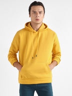 Campus Sutra Oversized Pullover Sweatshirt With Kangaroo Pocket