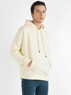 Campus Sutra Oversized Pullover Sweatshirt With Kangaroo Pocket