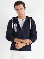 Campus Sutra Honest Hoodie With Insert Pocket