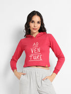 Adventure Hoodie With Contrast Drawstring