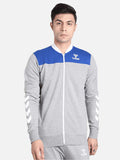 Hummel Grey Relaxed Jackets for Men Gym Wear