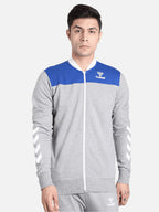 Hummel Grey Relaxed Jackets for Men Gym Wear