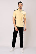 Stylox Men's Half Sleeve Casual Solid T-Shirt