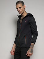 Campus Sutra Zip-Front Activewear Jacket With Insert Pocket