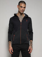 Campus Sutra Zip-Front Activewear Jacket With Insert Pocket
