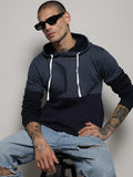 Campus Sutra Pullover Hoodie With Contrast Detail