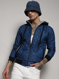 Campus Sutra Quilted Puffer Jacket With Zip-Closure
