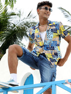 Campus Sutra Aztec Print Shirt