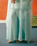 ShopKapaas Organza Dupatta - Blue