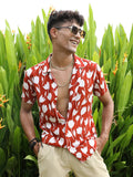 Campus Sutra Botanical Block Shirt