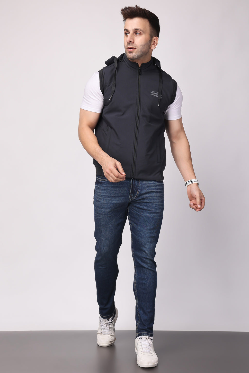 Stylox Regular Fit Full Sleeve Solid Winter Jacket for Men