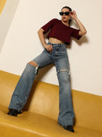 Solid Boxy Top
