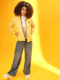 Zip-Front Bomber Jacket With Angled Open Pockets