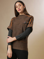 Checked Sweater