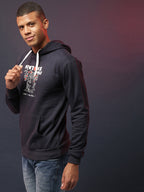 Campus Sutra Printed Casual Sweatshirt