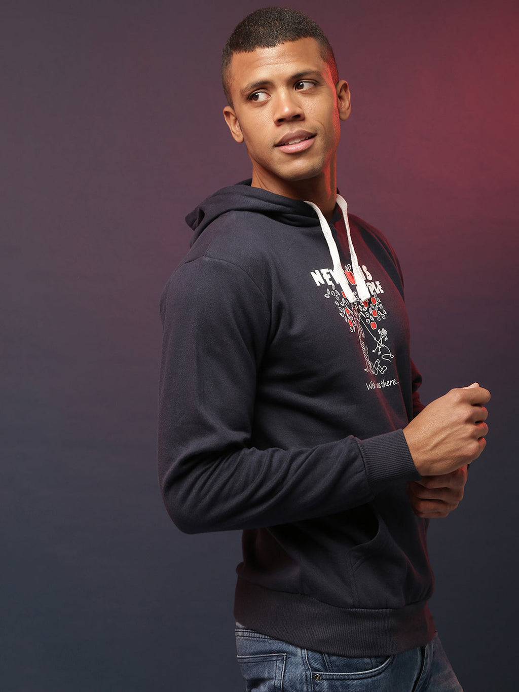 Campus Sutra Printed Casual Sweatshirt