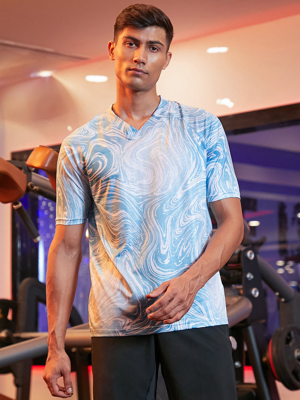 Campus Sutra Fluid Activewear T-Shirt