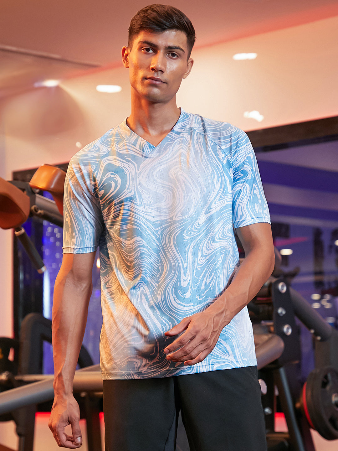 Campus Sutra Fluid Activewear T-Shirt