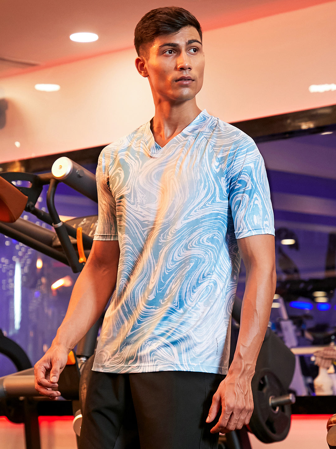 Campus Sutra Fluid Activewear T-Shirt