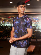 Campus Sutra Abstract Activewear T-Shirt