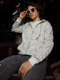 Campus Sutra Zip-Front Fluid Hoodie