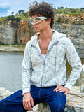 Campus Sutra Contrast Fluid Zip Front Hoodie