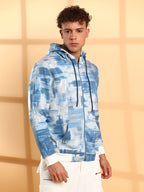 Campus Sutra Abstract Strokes Hoodie