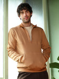 Campus Sutra Panel-Stitch Knit Sweatshirt