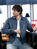 Campus Sutra Panel-Stitch Knit Jacket