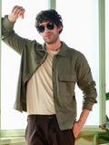Campus Sutra Utility-Knit Jacket