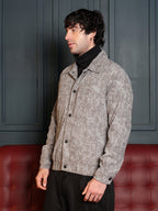 Campus Sutra Faded-Corduroy Utility Bomber Jacket