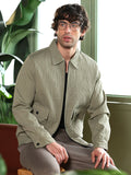 Campus Sutra Zip-Front Crushed-Tactile Jacket