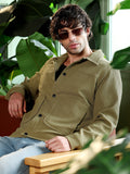 Campus Sutra Crease-Tactile Panelled Jacket
