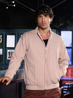 Campus Sutra Rope-Tactile Bomber Jacket
