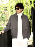 Campus Sutra Zip-Front Lined-Tactile Jacket