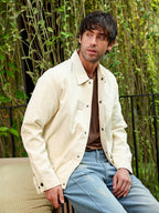 Campus Sutra Lined-Tactile Bomber Jacket
